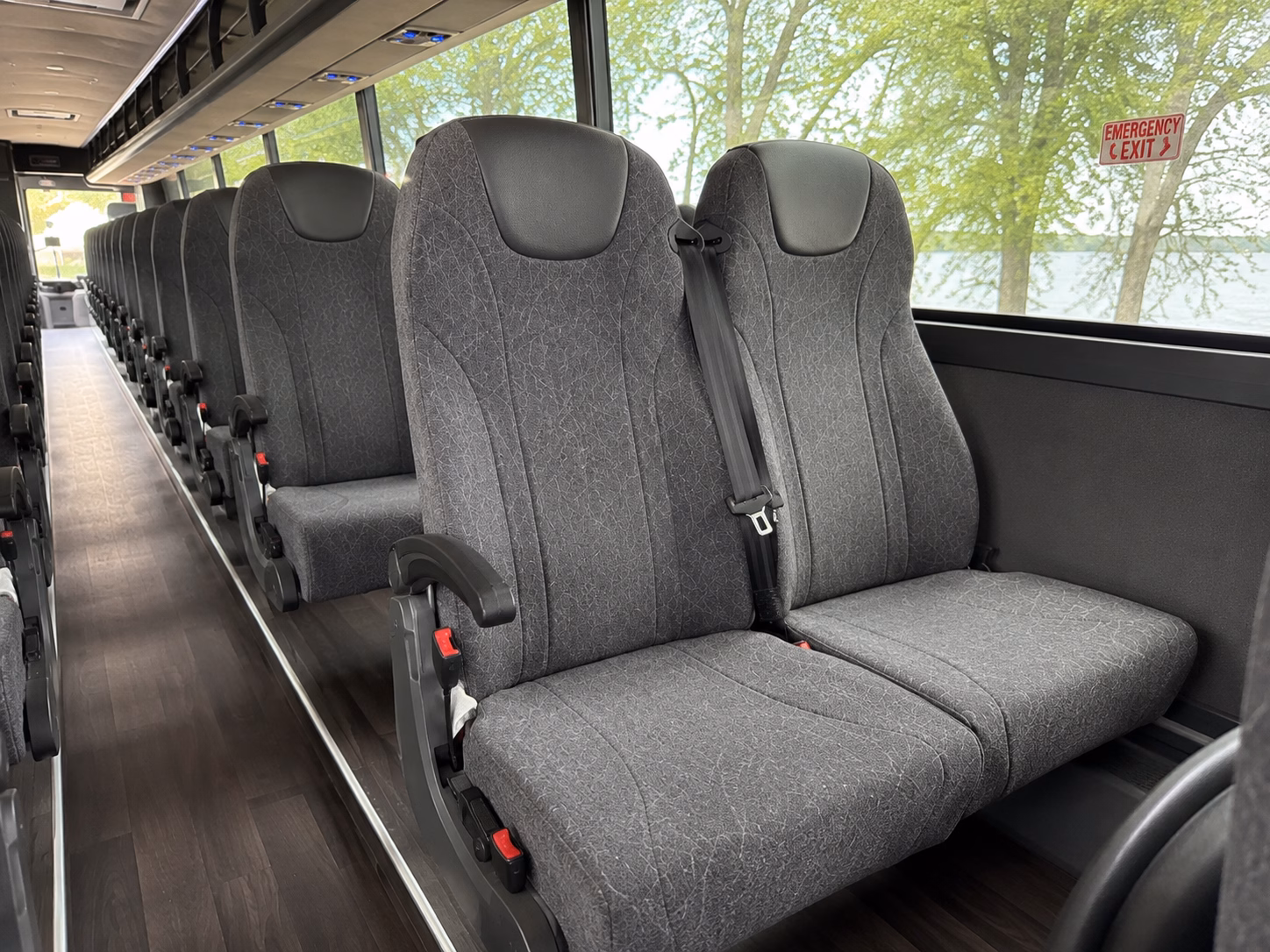 hillsboro charter bus services interior